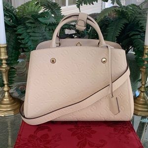 ❤️❤️BRAND NEW LV MONTAIGNE MM BEIGE ROSÉ